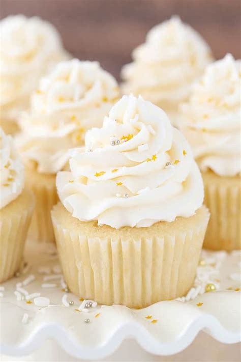 perfect moist and fluffy vanilla cupcakes life love and