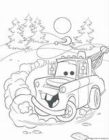 Mater Coloring Tow Sketch Getcolorings Paintingvalley Getdrawings Pages sketch template