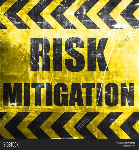 risk mitigation sign image photo  trial bigstock