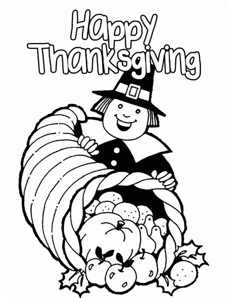coloring pages  kids thanksgiving coloring home