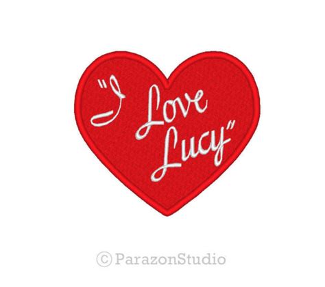 custom embroidered i love lucy heart love sew on patch sd heart02 ebay