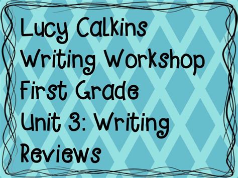 lucy calkins writing reviews writing workshop  grade writing