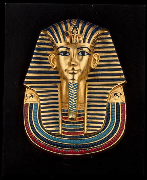 Iconic Golden Mask Of Ancient Egyptian King Tutankhamun