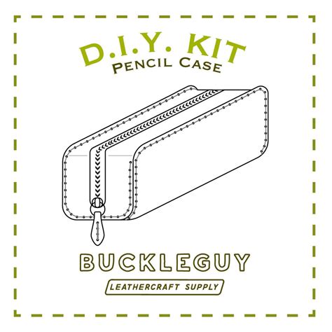 pencil case leather pattern  template buckleguycom