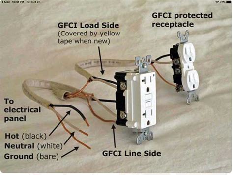 single gfci outlet wiring diagram easy wiring