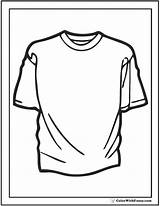 Baseball Coloring Shirt Pages Print Color sketch template