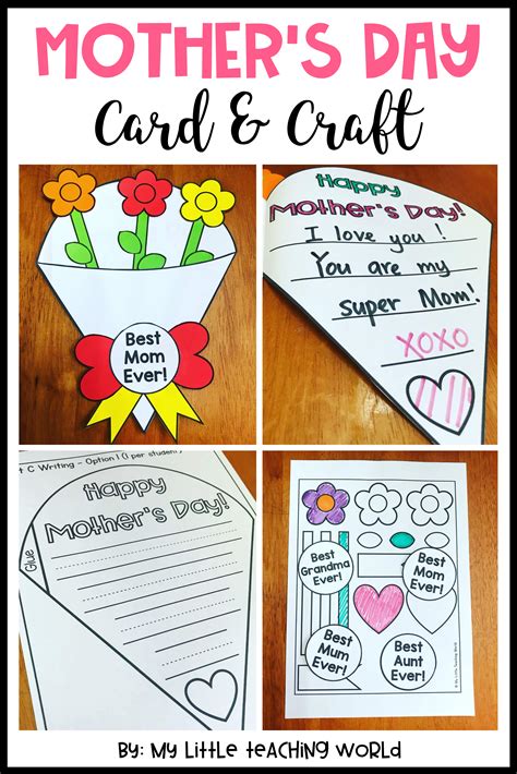 printable mothers day cards  preschoolers   richard mcnarys