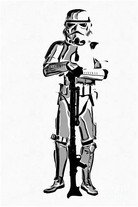 Star Wars Stormtrooper Graphic Novel Fan Art Drawing