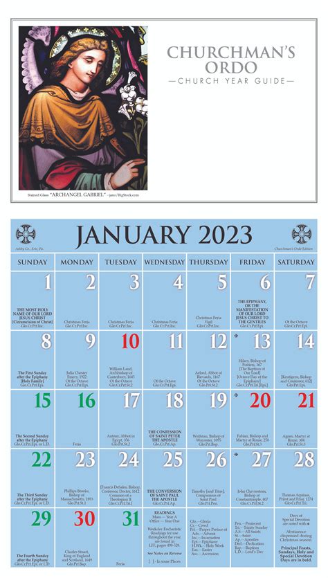 episcopal church year guide kalendar calendar  episcopal shoppe