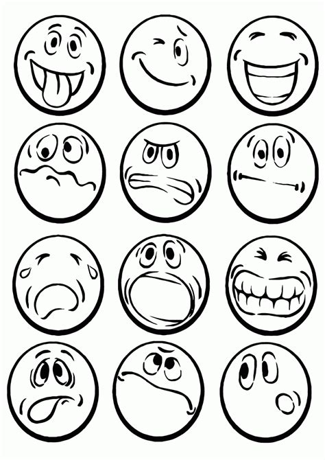 coloring pages feelings coloring pages    printable emotion