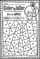 Alphabet Letter Color Code Worksheets Coloring Kindergarten Letters Activities Choose Board Pages Learning Preschool sketch template