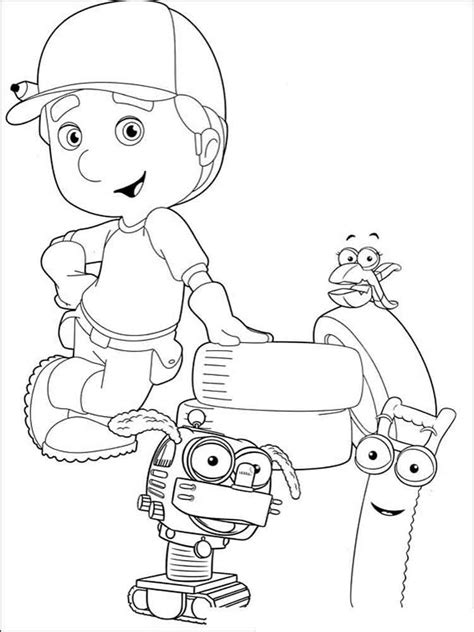 handy manny coloring pages free printable handy manny