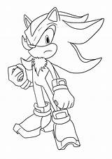 Silver Hedgehog Sonic Getcolorings sketch template