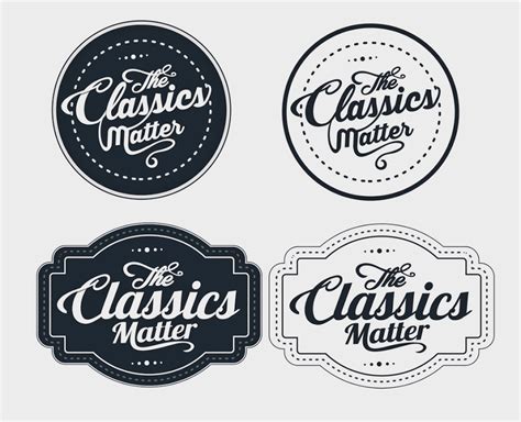 vintageclassic logo design logos design classic logo logos