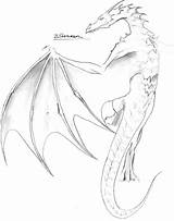 Wyvern Template Sketch Deviantart Drive Creative Pages Coloring sketch template