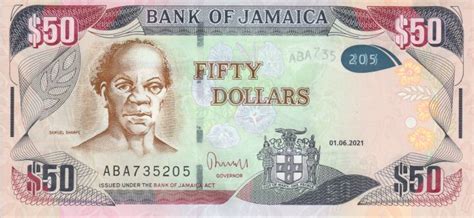 jamaica  date   dollar note bg confirmed