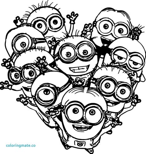 bob  minion coloring pages  getcoloringscom  printable
