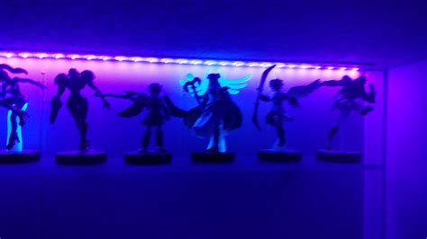 Amiibo Collection Under Blacklight Album In Comments