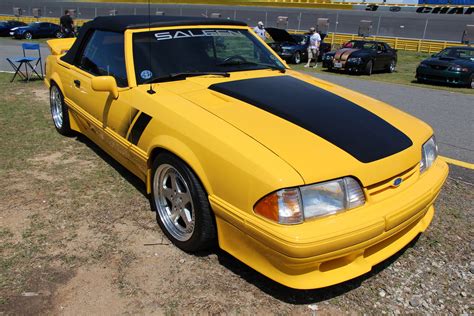 ford mustang saleen sc convertible canary yellow  flickr