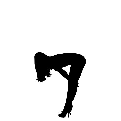 woman bending over silhouette at getdrawings free download