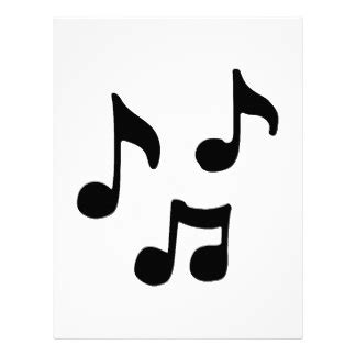 musical note templates clipart