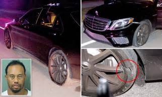 Tiger Woods Mercedes Pictured During Dui Arrest Daily