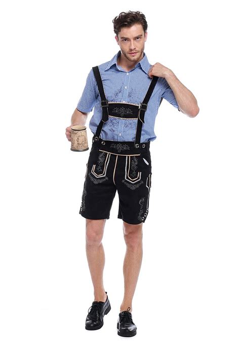 n oktoberfest bavarian german beer festival plus size strips shirt leather suspenders beer