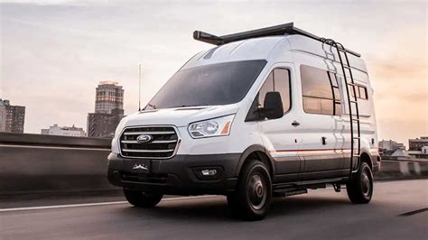 storyteller overland debuts   camper van based  ford transit
