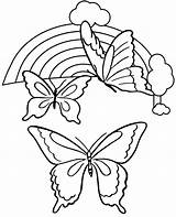 Kolorowanka Motyle Kolorowanki Tecza Motylek Tęcza Wydruku Kolorowania Druku Wydrukowania sketch template