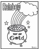 Rainbow Pot Gold Coloring Activity Colors Pages Printable Kids Listen St Song Activities Saint Craft Choose Board Printables sketch template