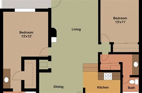 bedroom floorplan