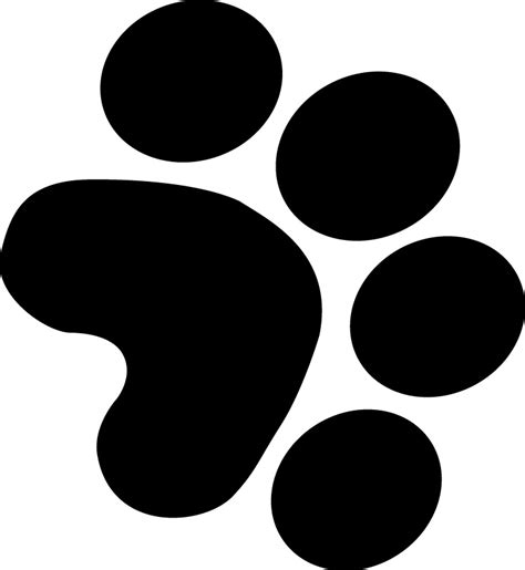 paw print template   paw print template png images