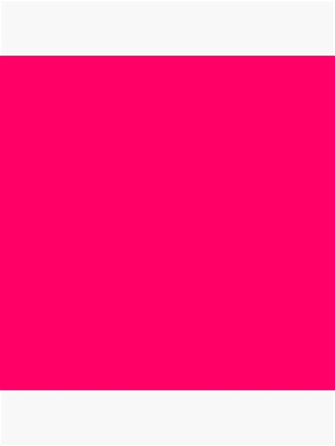 super bright fluorescent pink neon photographic print  podartist