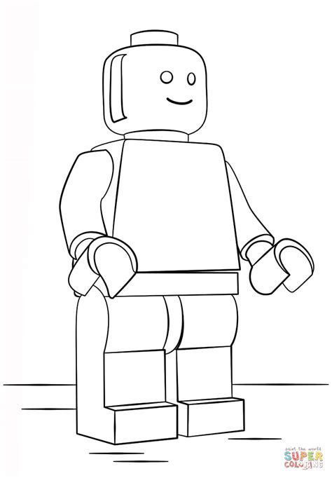 lego man coloring page  printable coloring pages