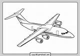 Airplane sketch template