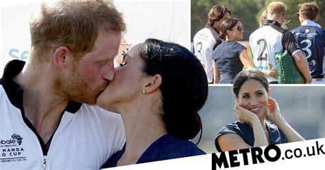Meghan And Harry Share A Kiss After She Surprises Him At Polo Match