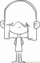 Loud House Coloring Lucy Pages Cartoon Printable Print Coloringpages101 sketch template
