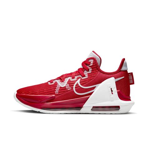 nike lebron witness 6 team basketball shoes in red for men lyst
