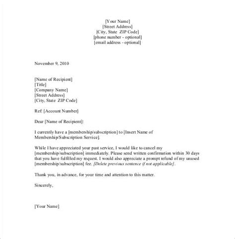 hotel reservation cancellation letter sample  template