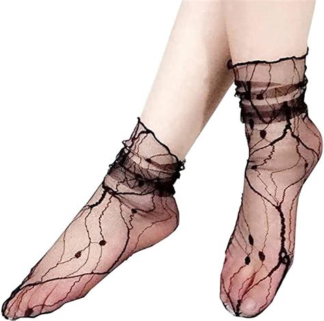 febecool women new ultra thin elastic silky short silk stockings women