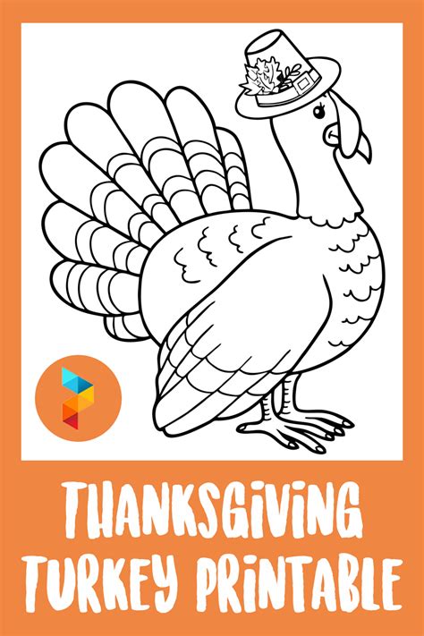thanksgiving turkey printable     printablee