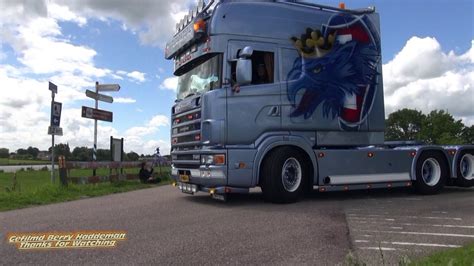 scania   longline sneepels open straight pipes