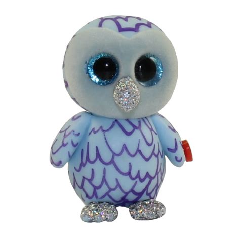 ty beanie boos mini boo figures series  oscar  blue owl