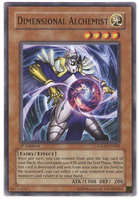 Yu Gi Oh Card Sdde En002 Dimensional Alchemist Common