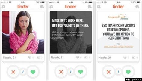 tinder sex trafficking campaign highlights shocking