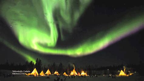 aurora substorm real time motion yellowknife canada