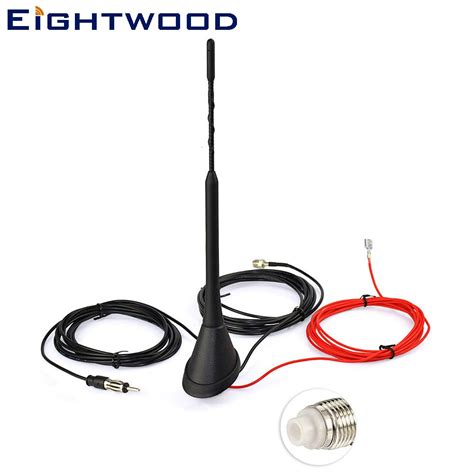 eightwood dab antenna  digital car radio dab  analogue amfm roof mount radio frequency