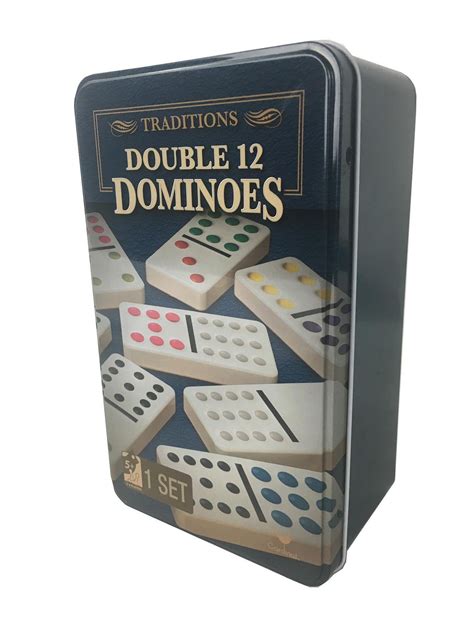 cardinal games traditions double  number dominoes  storage tin walmart canada
