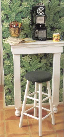 telephone table wood furniture plans