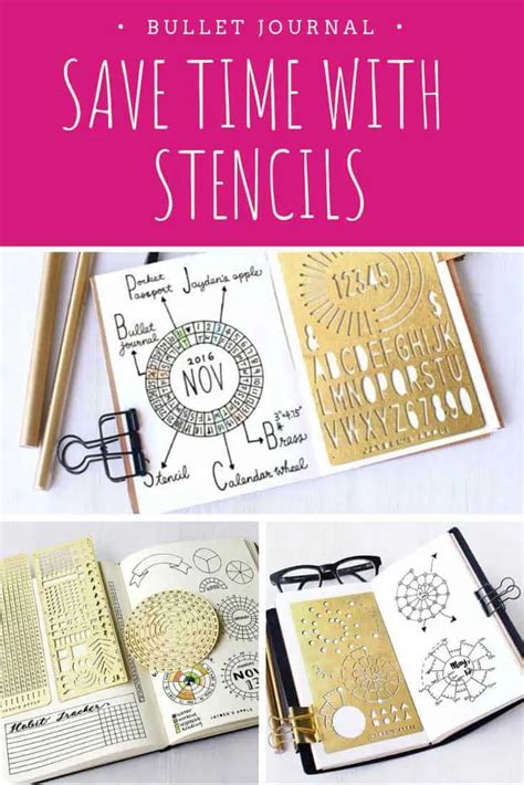 bullet journal stencils theyll save   ton  time